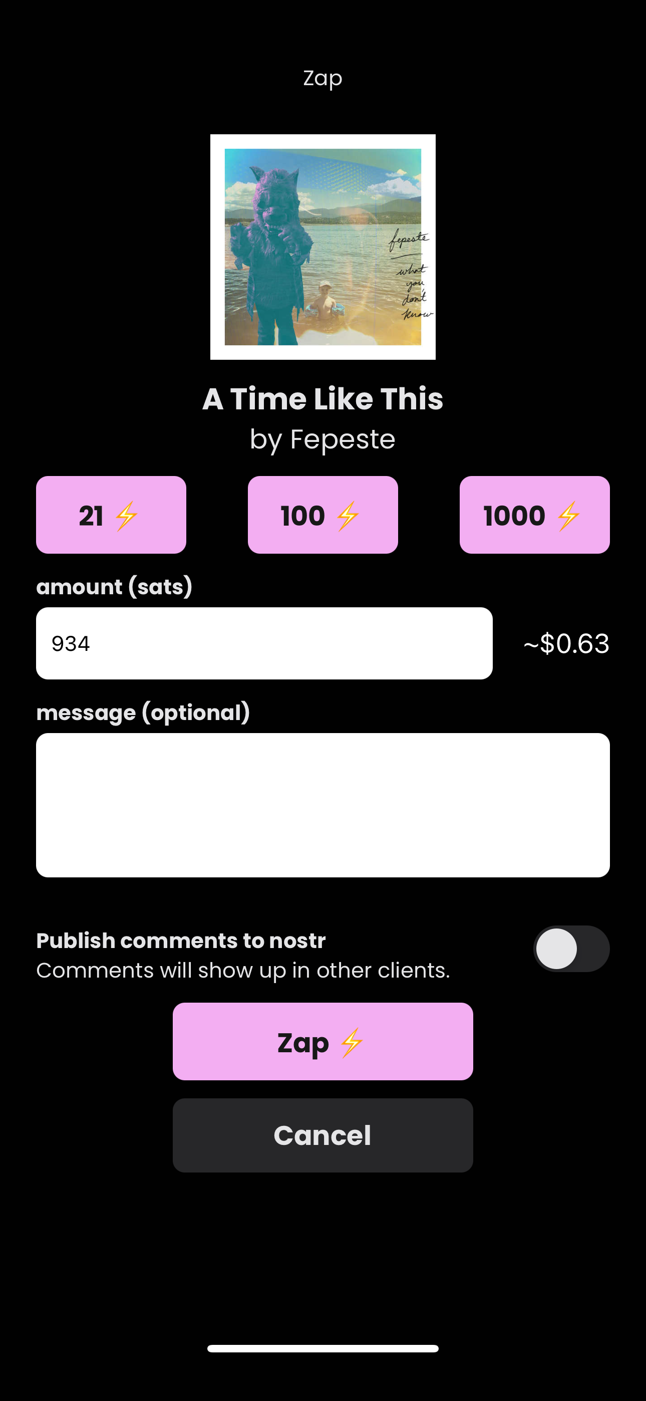 Wavlake - Social Music Player screenshot 6