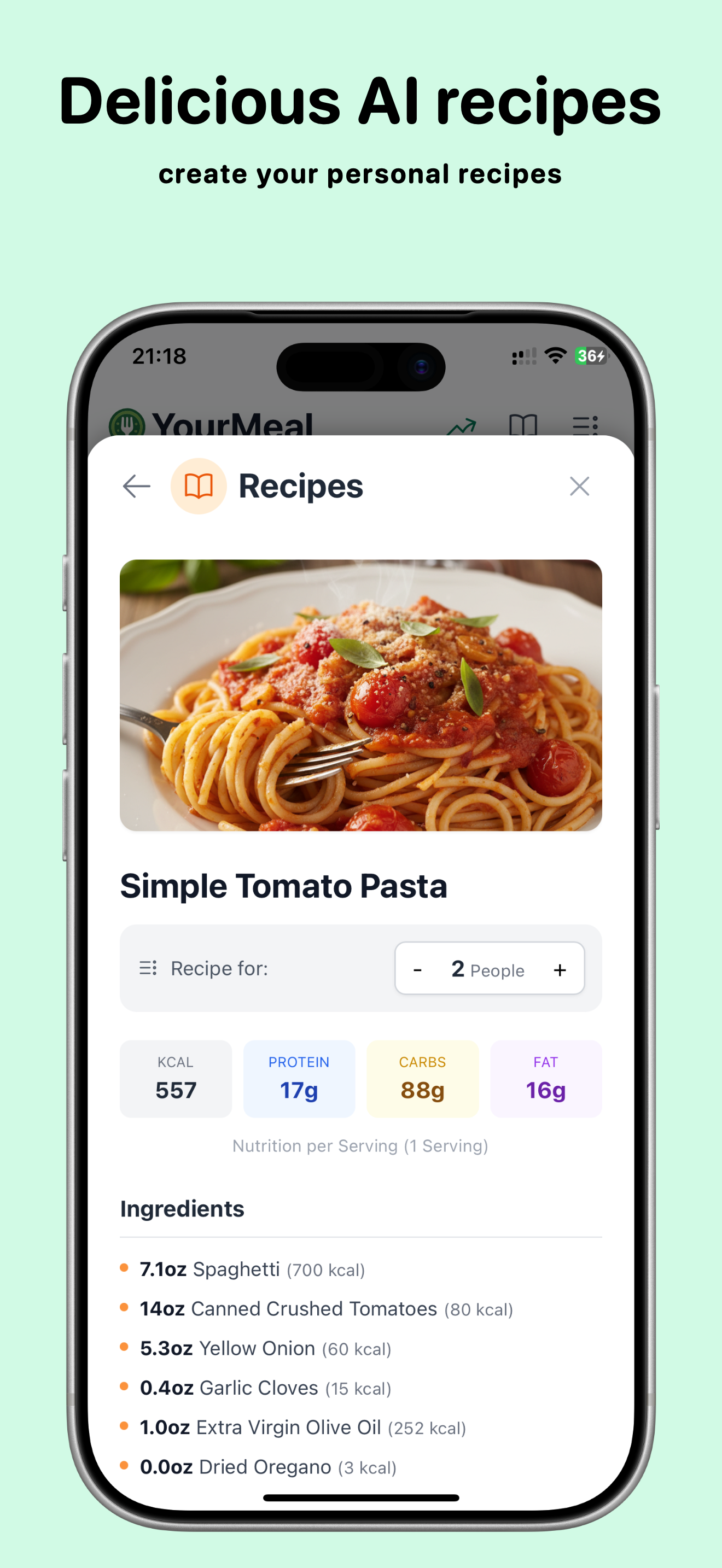 YourMeal: AI Calorie Tracker screenshot 5