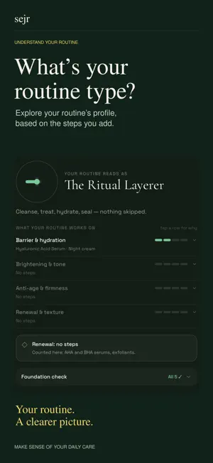 Sejr: Skincare Tracker screenshot 4
