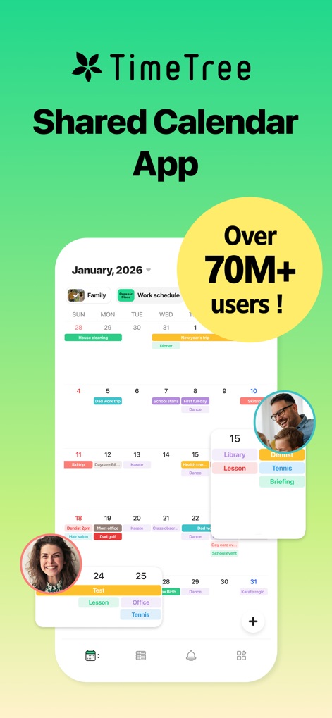 TimeTree: Shared Calendar - Übersichtliche Kalenderansicht