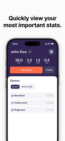 Basketball Stats Tracker: Live Screenshot 4 of 5