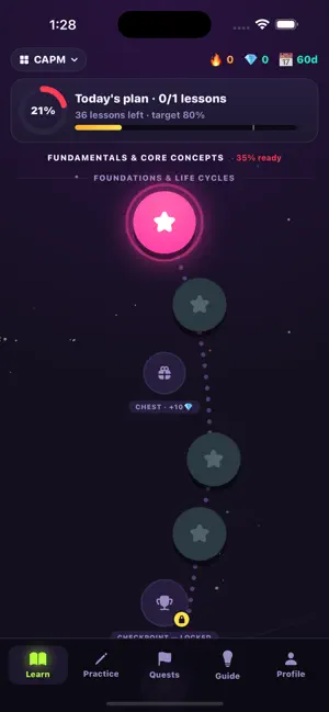 Ascent: CAPM Exam Prep screenshot 2