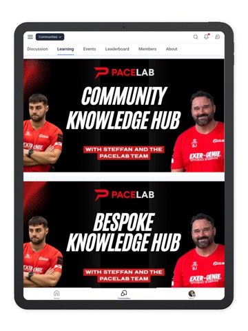 PaceLab Portal iPad screenshot