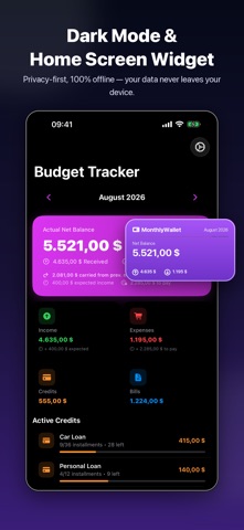 Monthly Wallet Watch Screenshot 9 of 9