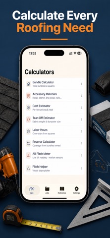 ShingleKit: Roofing Calculator iPhone screenshot