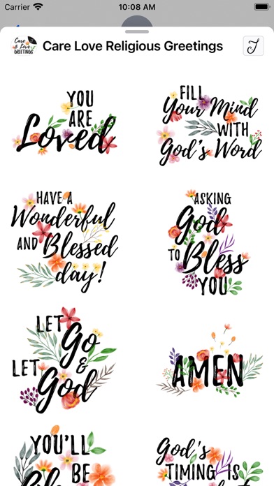 Screenshot #2 pour Care Love Religious Greetings