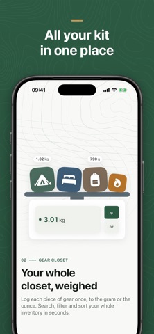 Pack: Ultralight Gear List screenshot 2