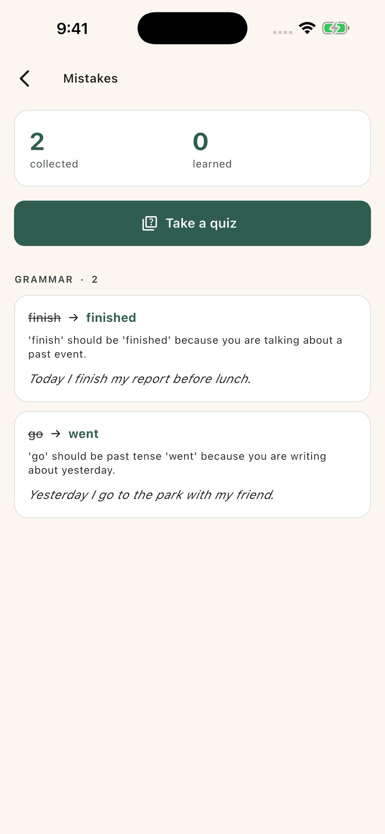 Screenshot 3 of endiary: English diary