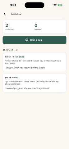 endiary: English diary Screenshot 3 of 4