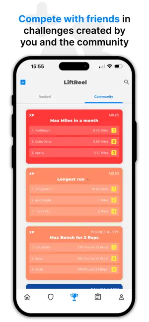 LiftReel - Competitive Fitness screenshot 4