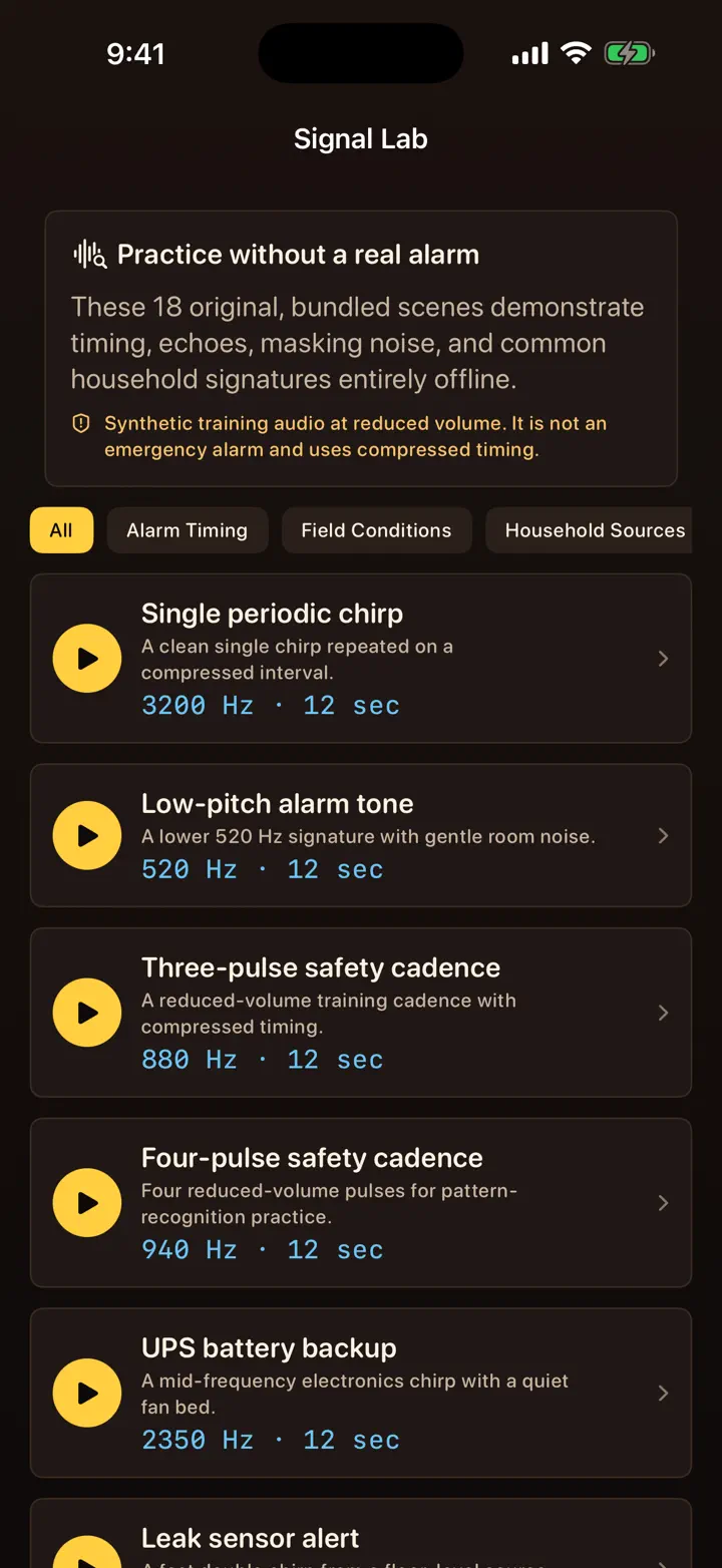 ChirpHound iPhone 6.7" screenshot 3: Find that beeping device.