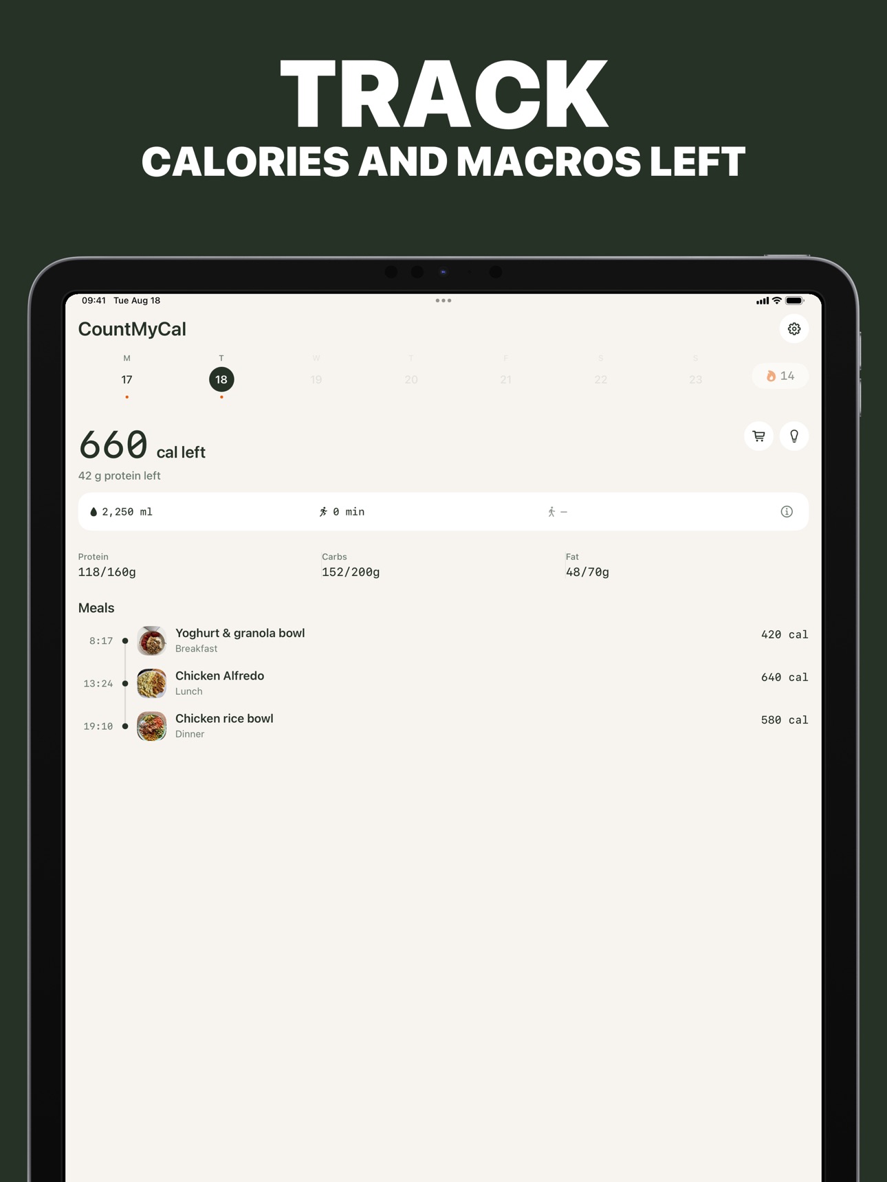 Screenshot 8 of Calorie Counter — CountMyCal