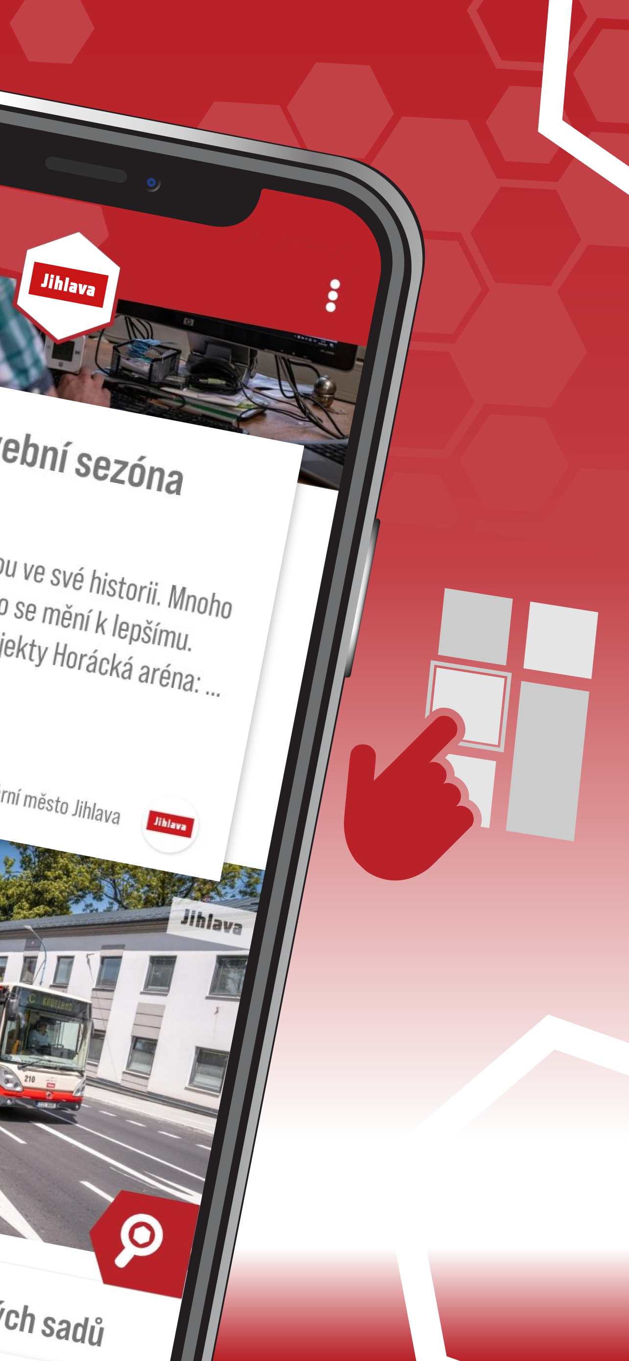 Jihlava v mobilu