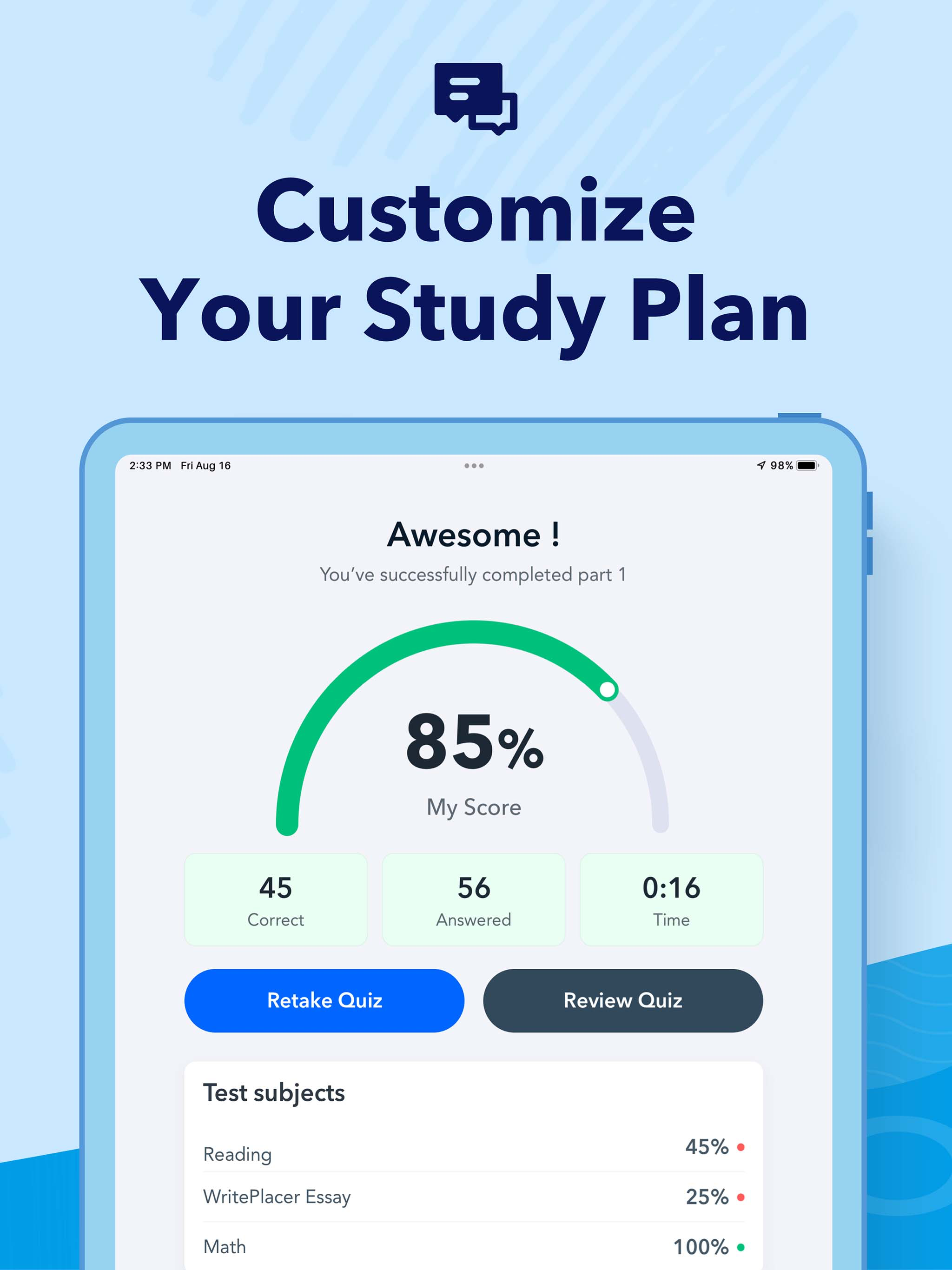 Accuplacer Study Prep 2026 screenshot 13