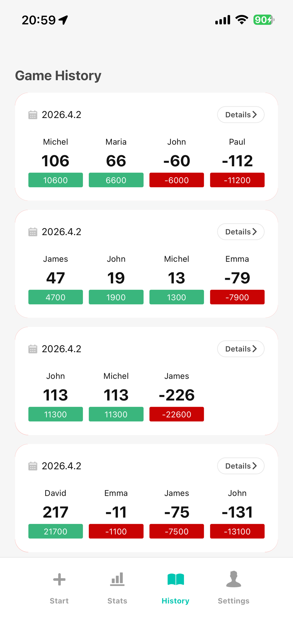 Golf Las Vegas Calc TeeMatch