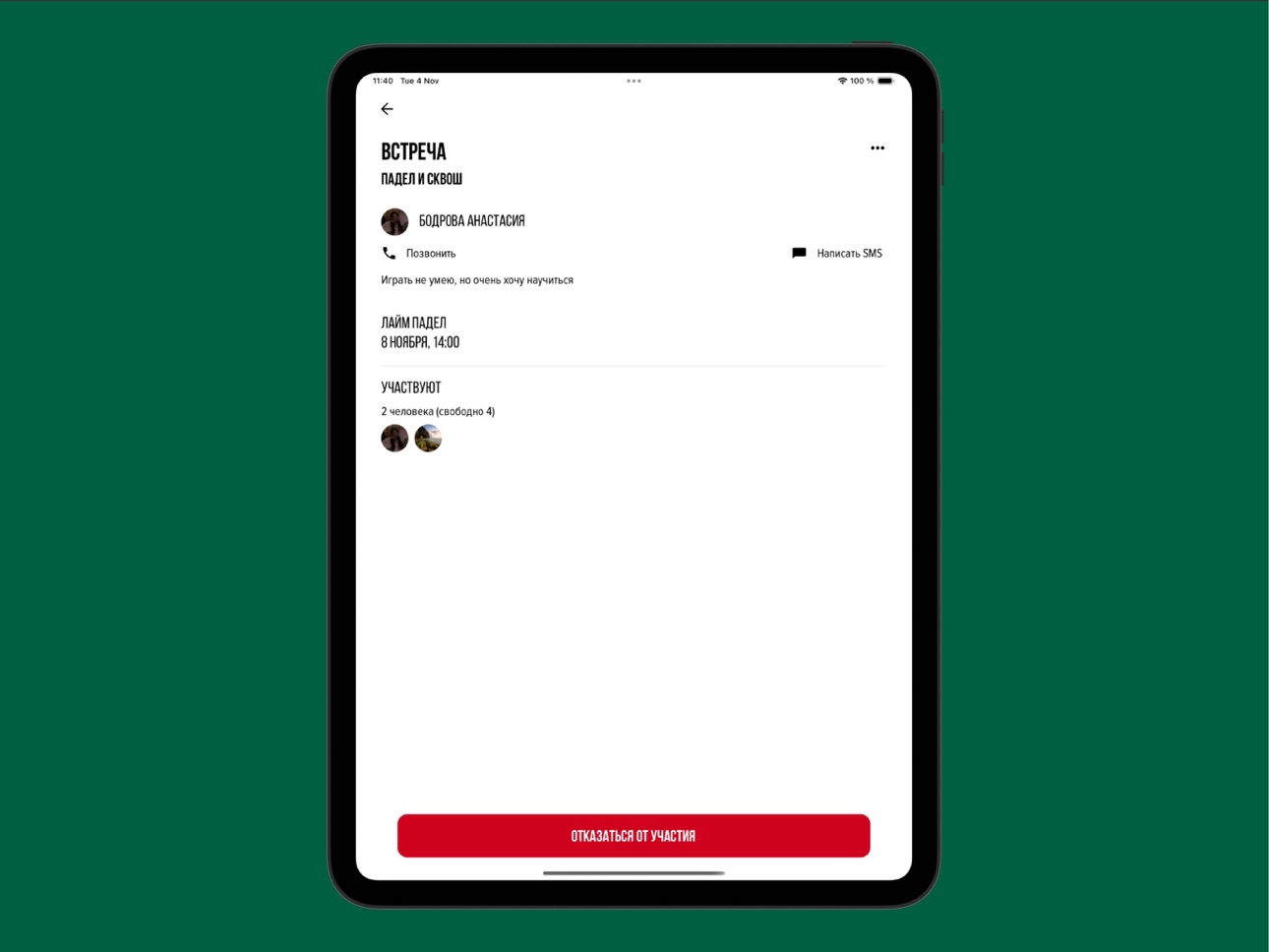 iPad screenshot
