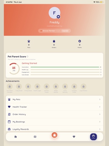 Petlink iPad screenshot