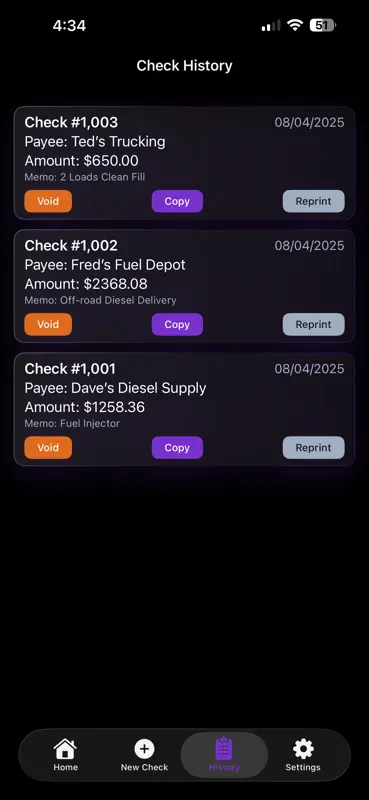 Check Generator screenshot 4 of 6
