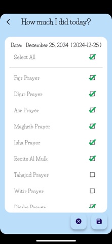 TaqwaLog - Muslim Daily Log screenshot