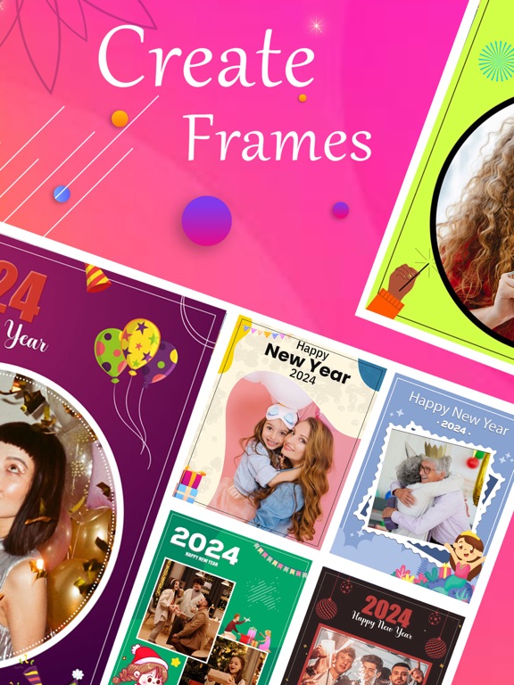 Screenshot #4 pour Nouvel an Photo Frames collage