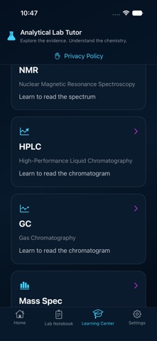 Analytical Lab Tutor screenshot 2