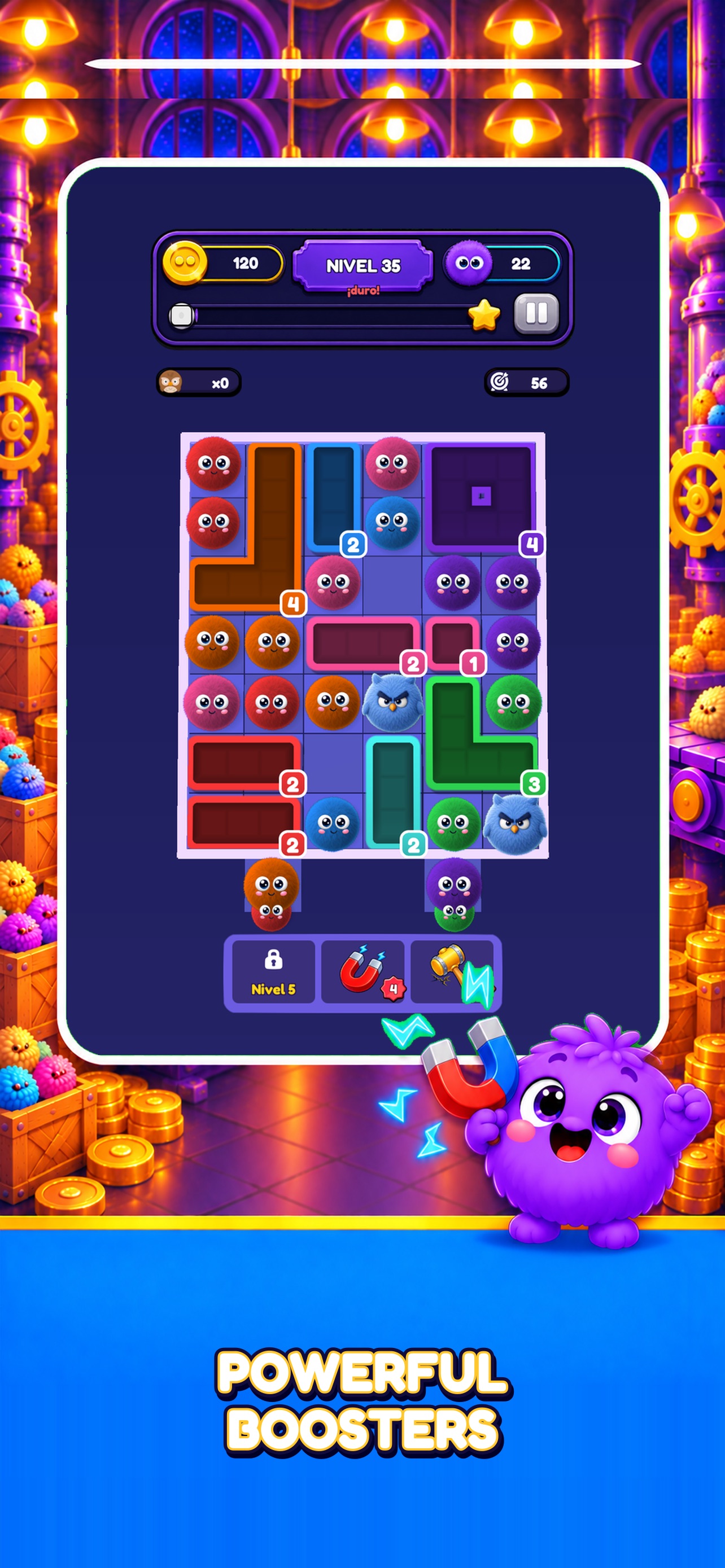 Screenshot 4 of Pom Escape: Color Puzzle