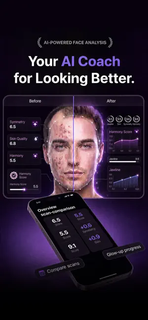 Overglow AI Looksmax Glow Up screenshot 1