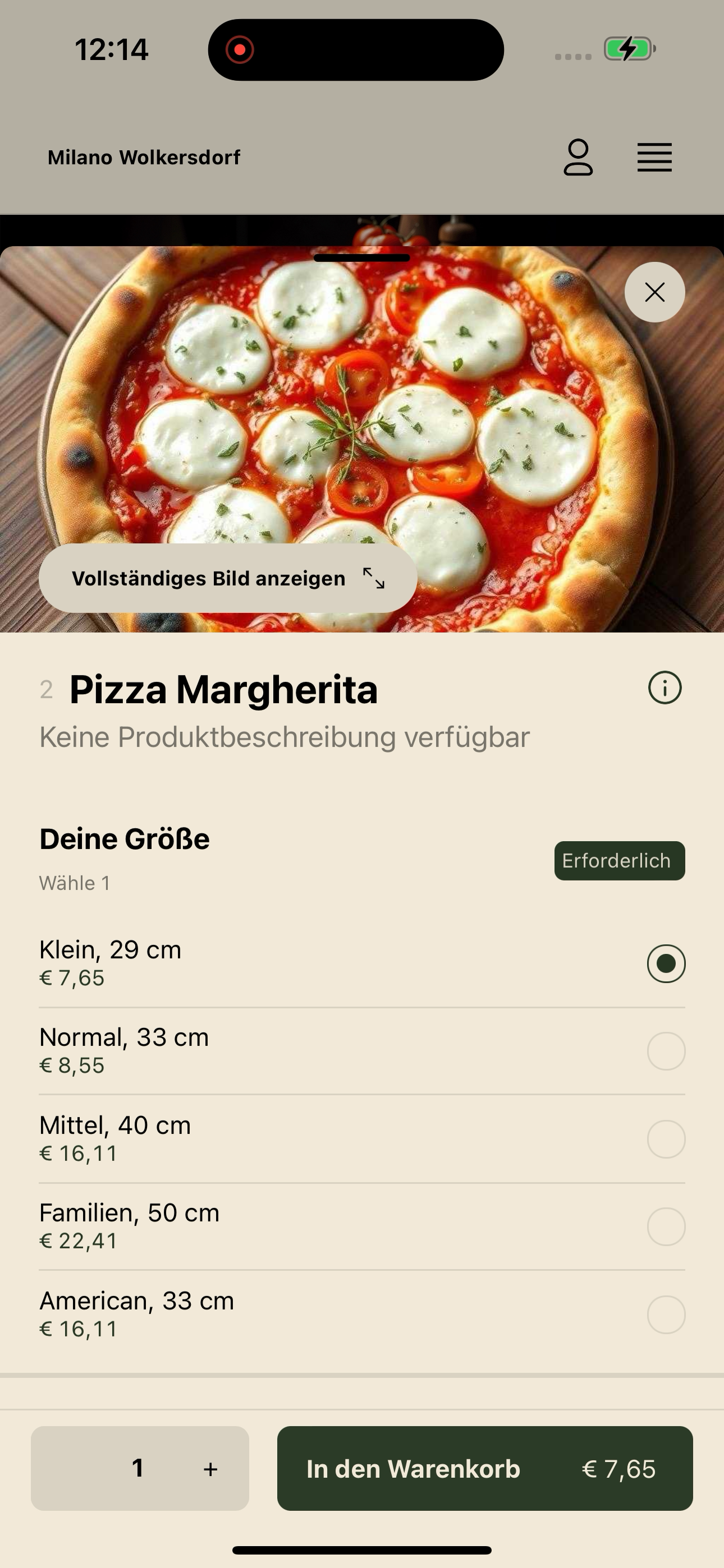 Milano Wolkersdorf screenshot 5