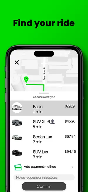 Yes Taxi App screenshot 2