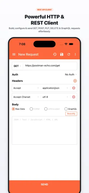 ApiClient: REST API Tester screenshot 1