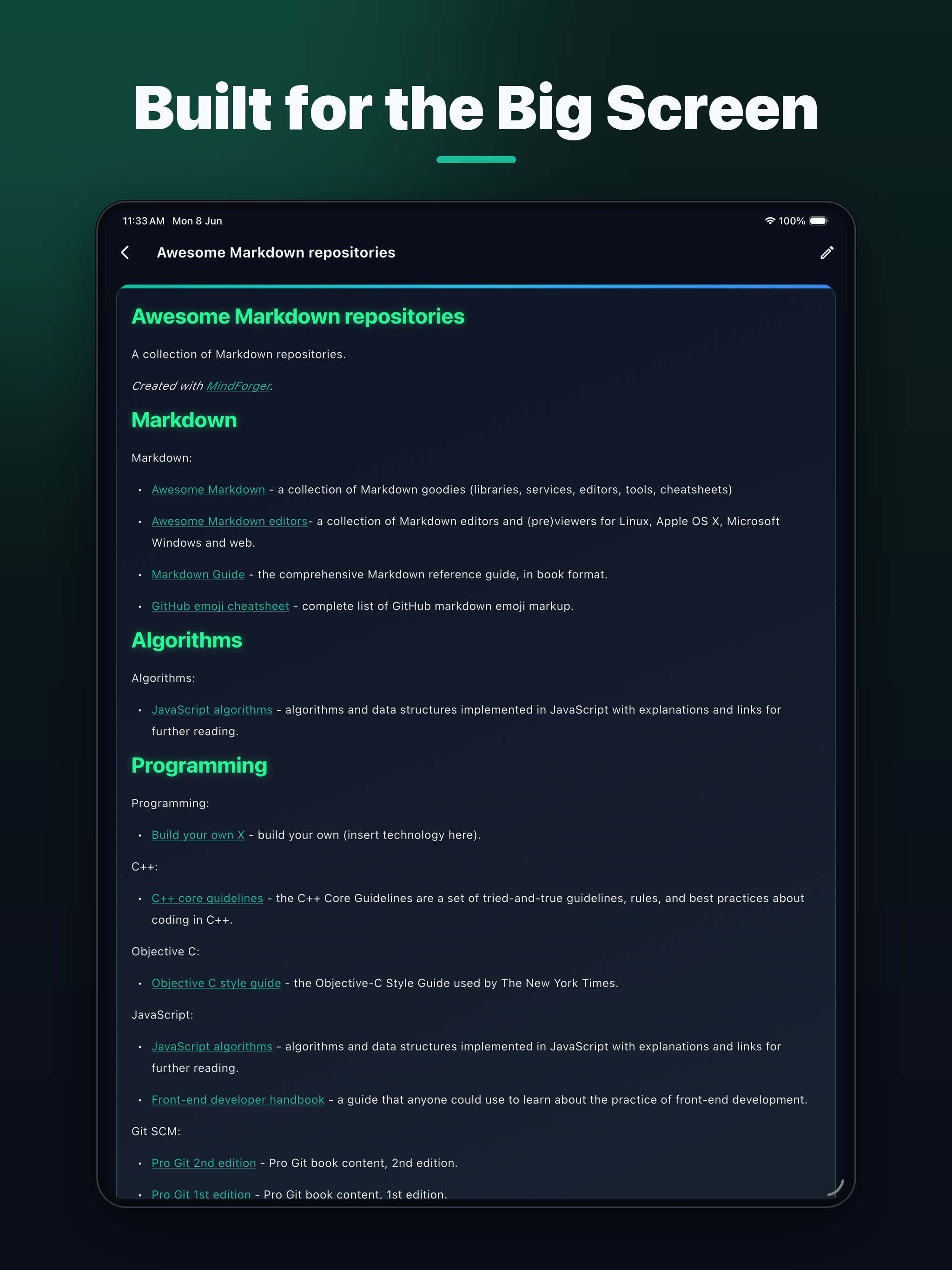 Mdora: Markdown Reader