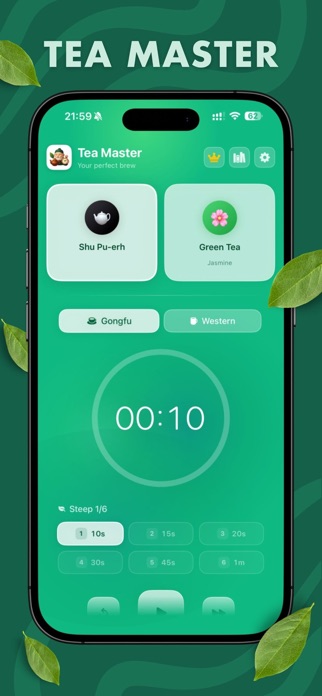 Tea Master - Brewing Timer Screenshot 1 of 4