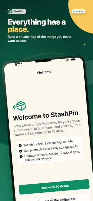StashPin screenshot 1