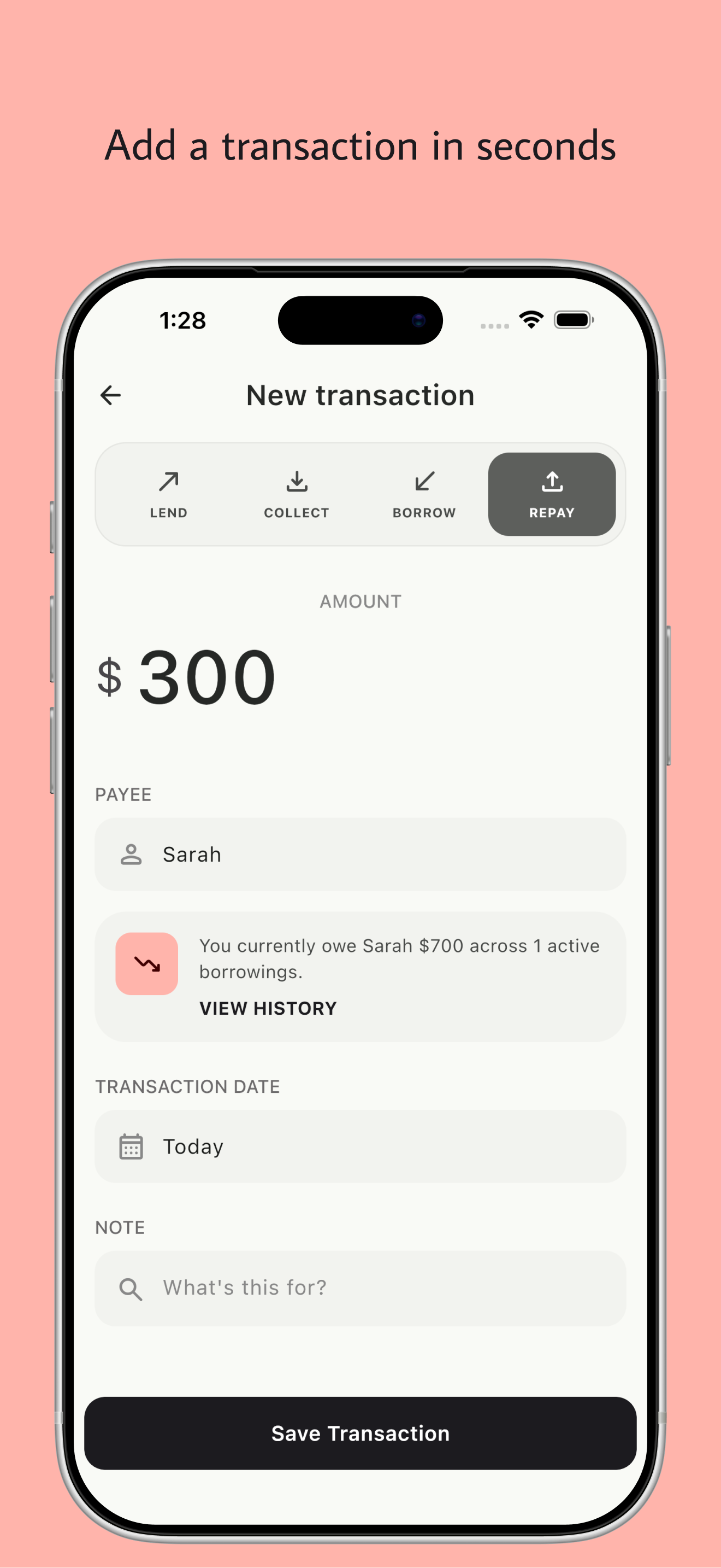 Lendnote: Smart Debt Tracker