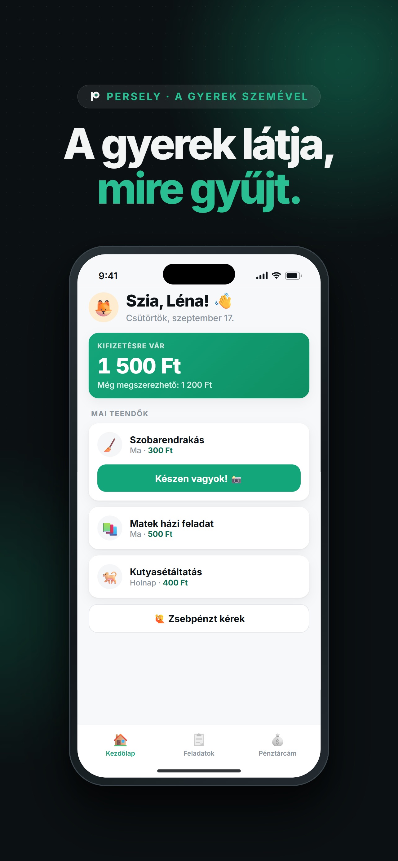 Screenshot 5 of Persely - feladatért zsebpénz