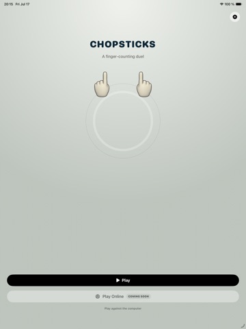 Chopsticks Hand Game iPad screenshot