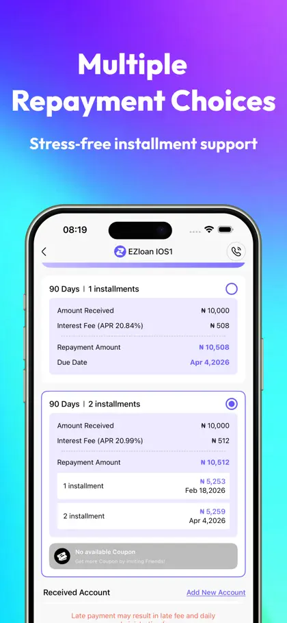 Screenshot 4 von 5 zu EZLoan - Installment Cash Loan