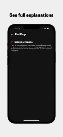 Flags - AI Relationship Advice Screenshot 2 of 3