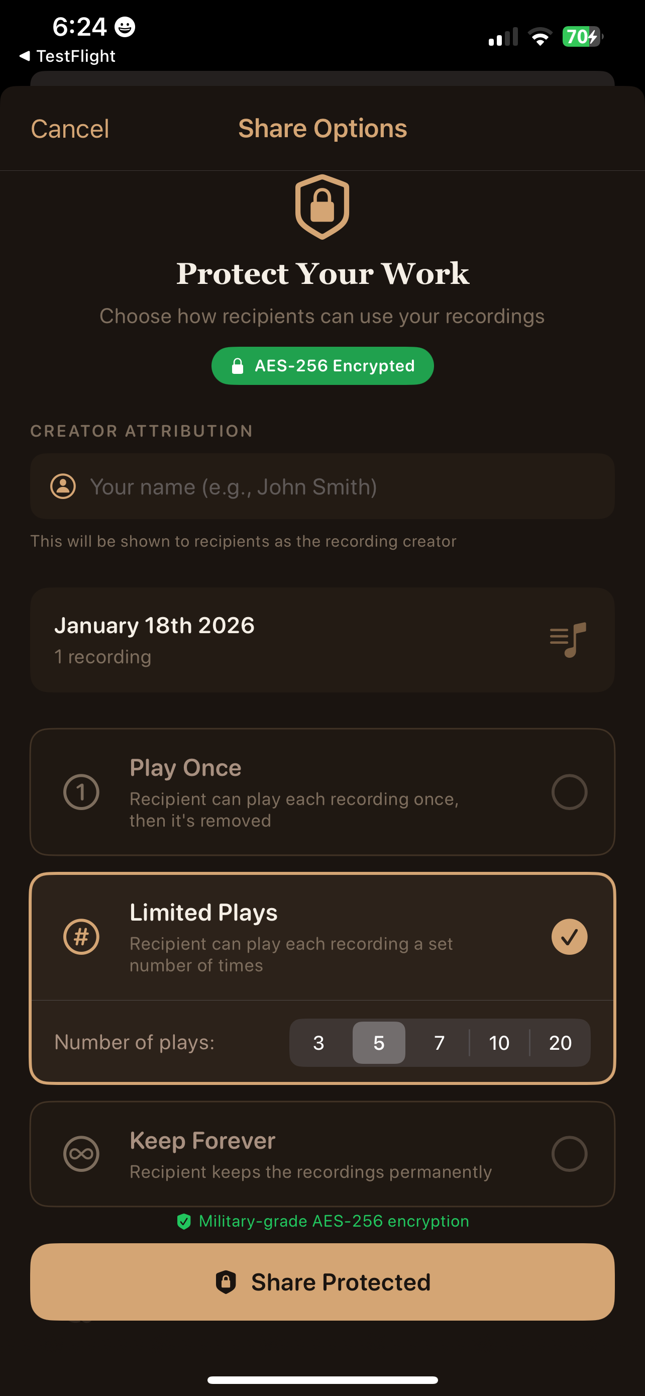 WatsonMIDI screenshot 2
