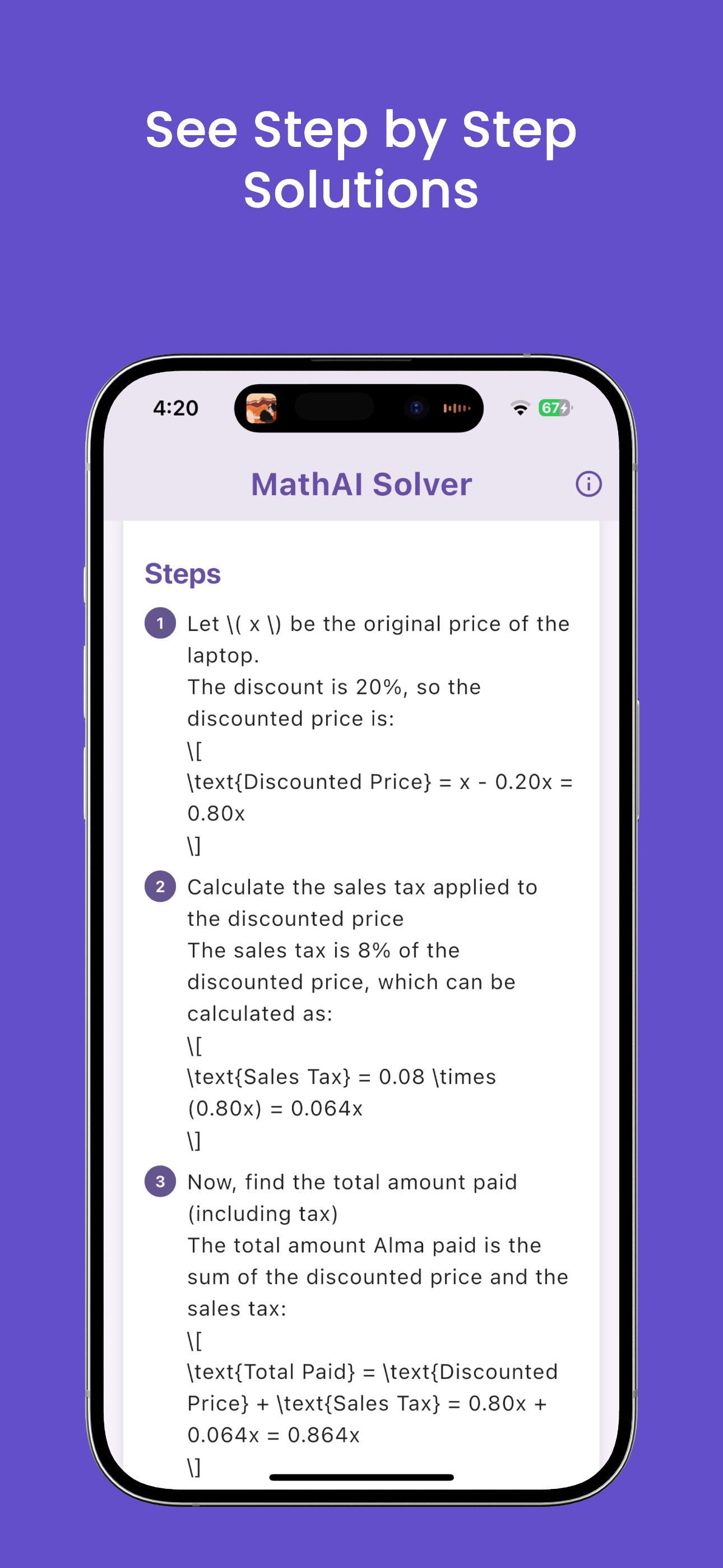 MathAI - Capture and Solve screenshot 4