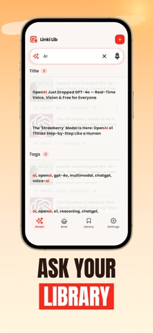 Linki: Save Links & Bookmarks iPhone screenshot