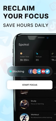 Spokoi: Focus & Screen Time Screenshot 1 of 5