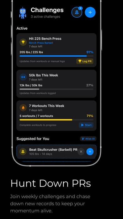 Atlas: Lift & Eat for Muscle screenshot