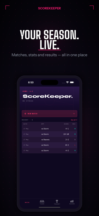 ScoreKeeper Netball PRO HD Screenshot 1 of 8