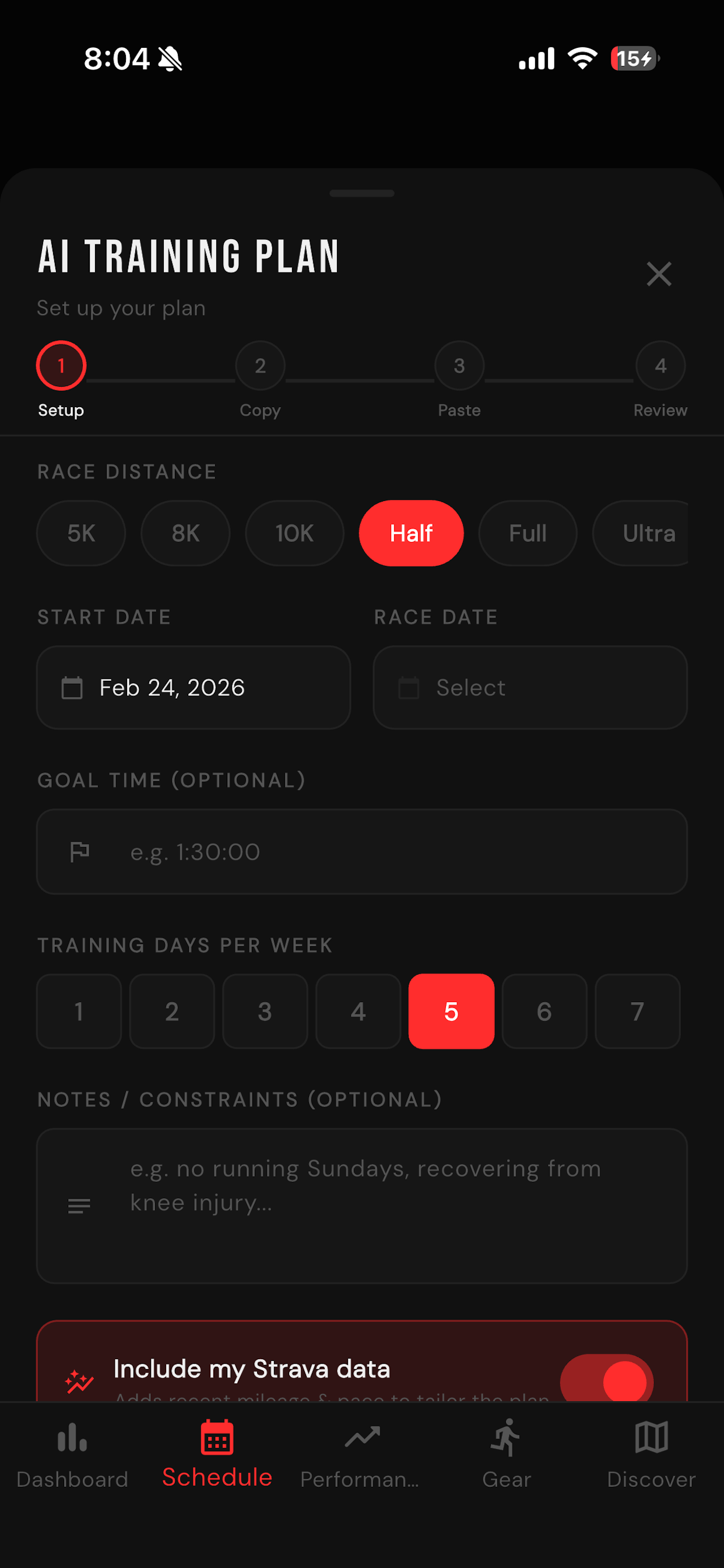 RunHub - Training Companion