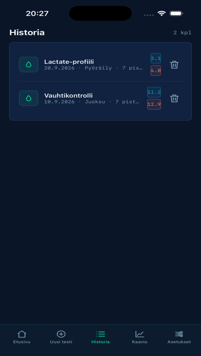 LactateCurve Screenshot 3 of 5