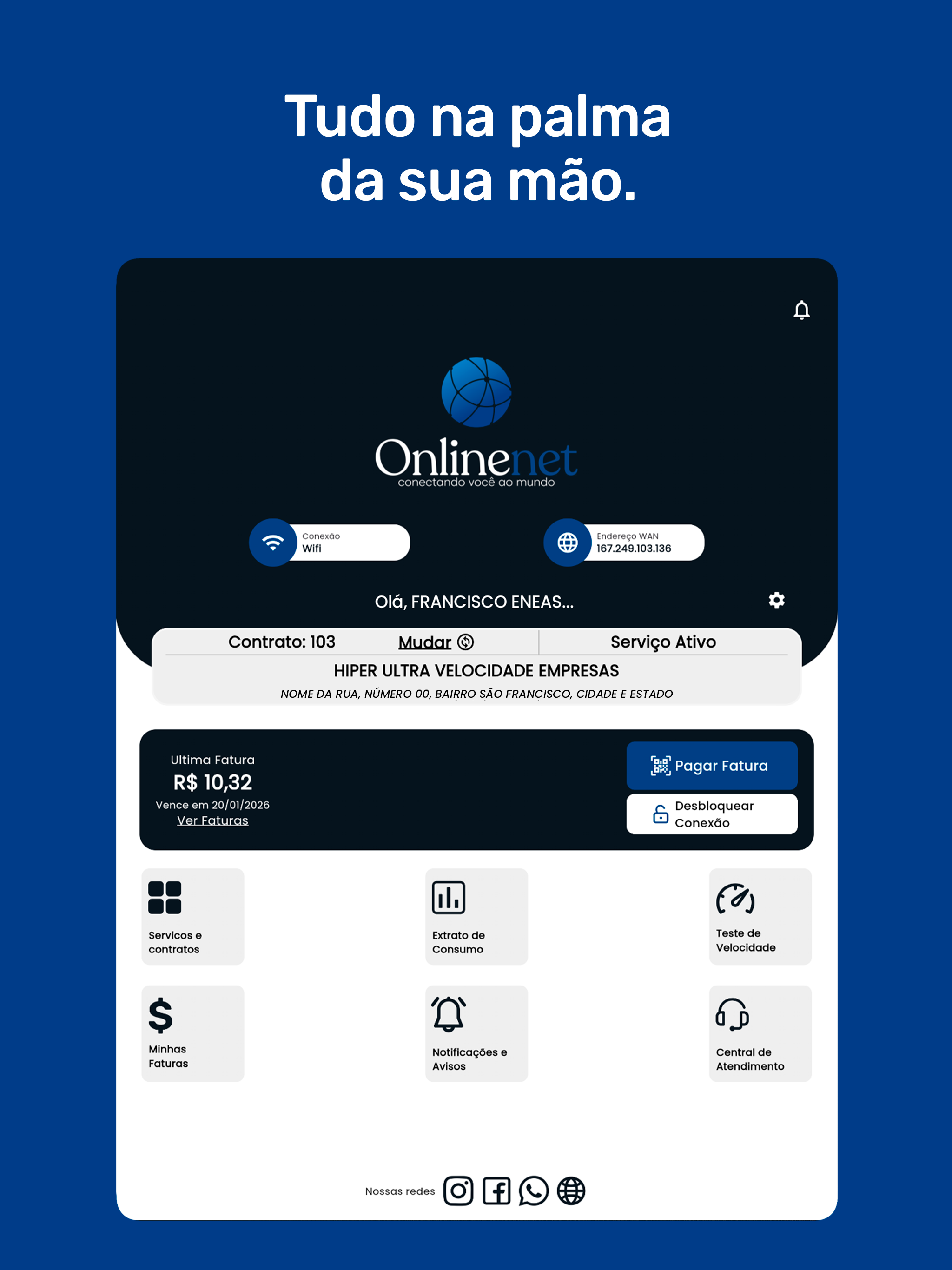 OnLineNet Clientes