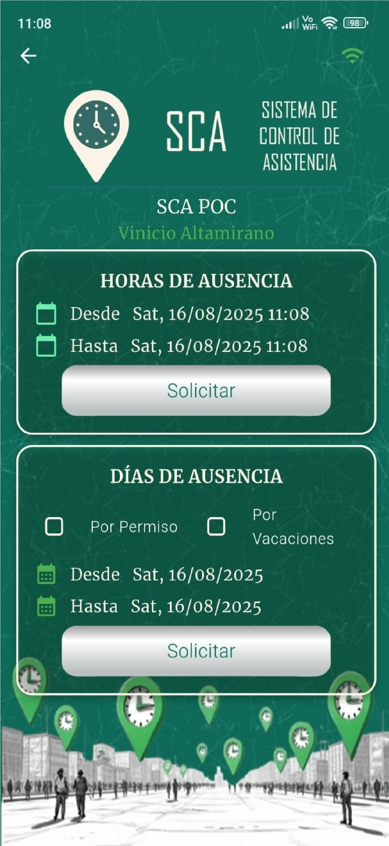 SCA CONTROL DE ASISTENCIA