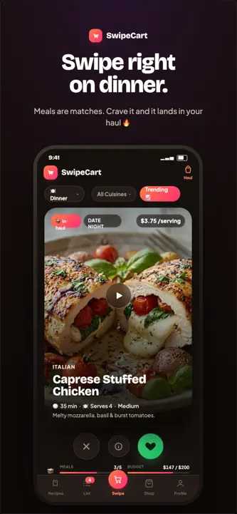 SwipeCart AI screenshot 1