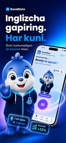 Bandmate AI: Speak English iPhone screenshot